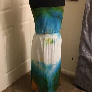 Lined convertible dress/ skirt